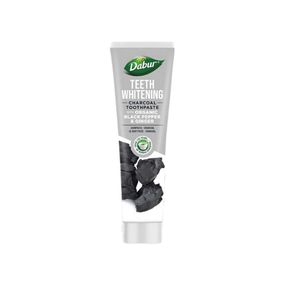 Зубна паста Dabur відбілююча з вугіллям, органічним перцем та імбиром 100мл 5022496016971