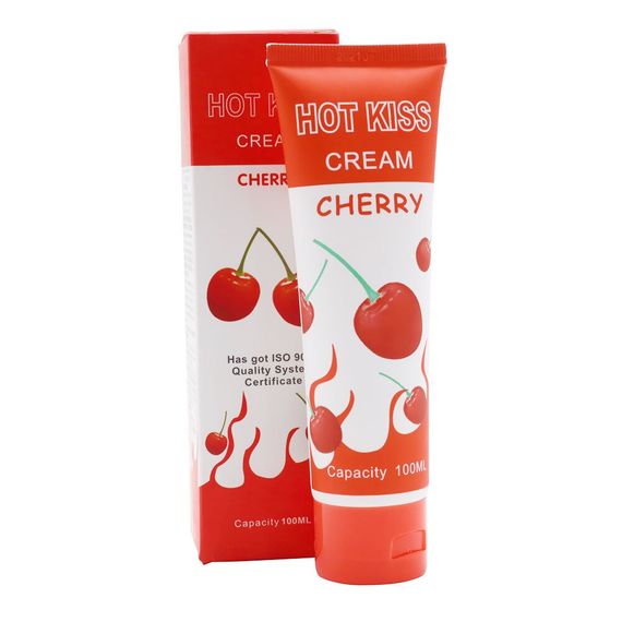 Інтимний гель-змазка Hot Kiss з ароматом вишні 100 ml | Зображення 3