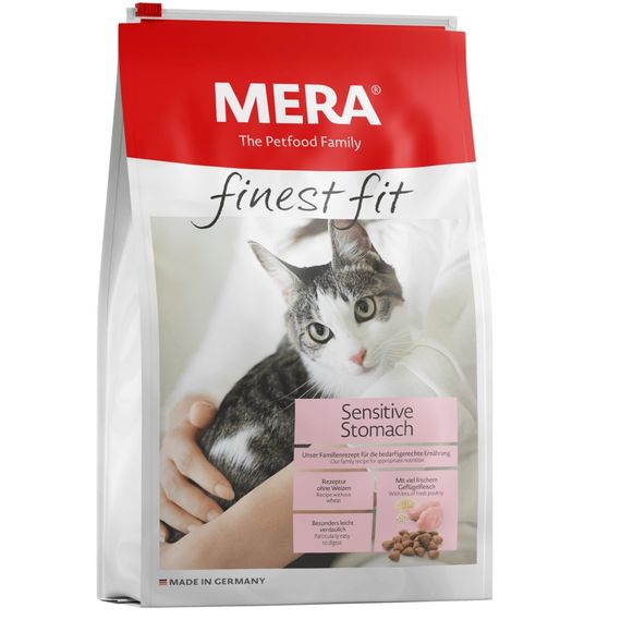 Корм Mera Finest Fit Sensitive Stomach Cat сухий з м'ясом птиці для котів з чутливим травленням 4 кг