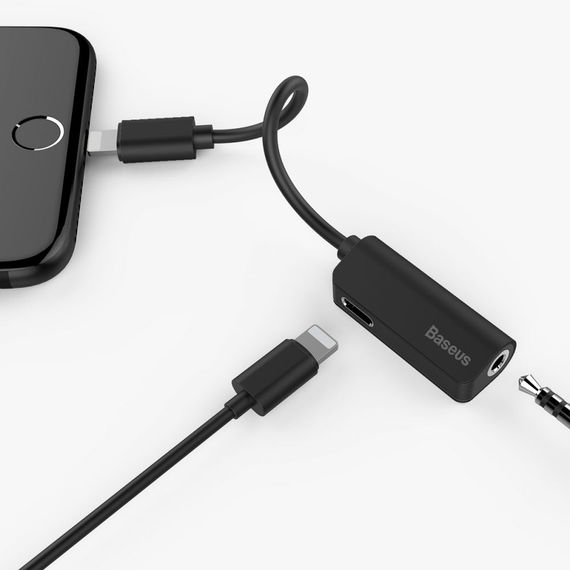 Перехідник Baseus Male Lightning to 3.5mm + Lightning Call XPRO (34332-01_381) | Зображення 3