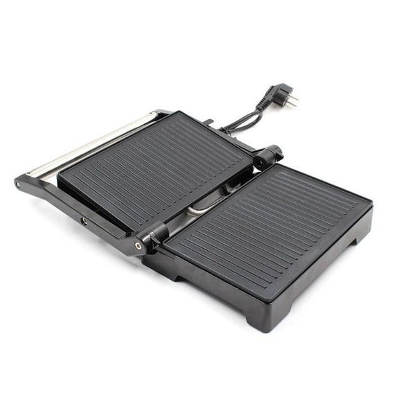 Настільний гриль електричний-притискний Domotec MS-7708 | Сендвічниця мультипекар | FC-207 Домашній гриль