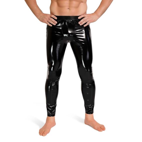 Лакированные мужские леггинсы Art of Sex - Matthias, цвет черный, размер L Sex Aura