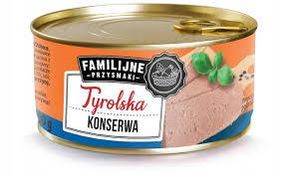 Консерва м'ясна (паштет) Tyrolska Familijne, 300 з/б