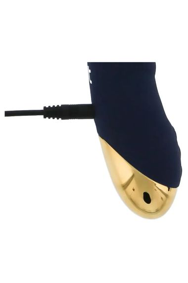 Вибратор с функцией нагрева и рельефом Dream Тoys Goddess Collection Atlas синий Sex Aura | Зображення 4