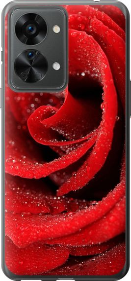 Чехол на OnePlus Nord 2T Красная роза "529u-2640-17620"