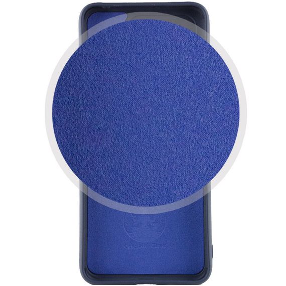 Чехол Silicone Cover Lakshmi Full Camera (AA) для Motorola Edge 50 Pro Синий / Midnight Blue | Зображення 1