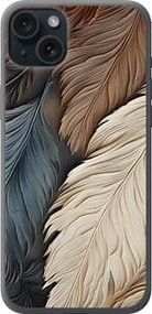 Чохол на iPhone 15 Plus Листя в стилі бохо із силікону FCh_004048