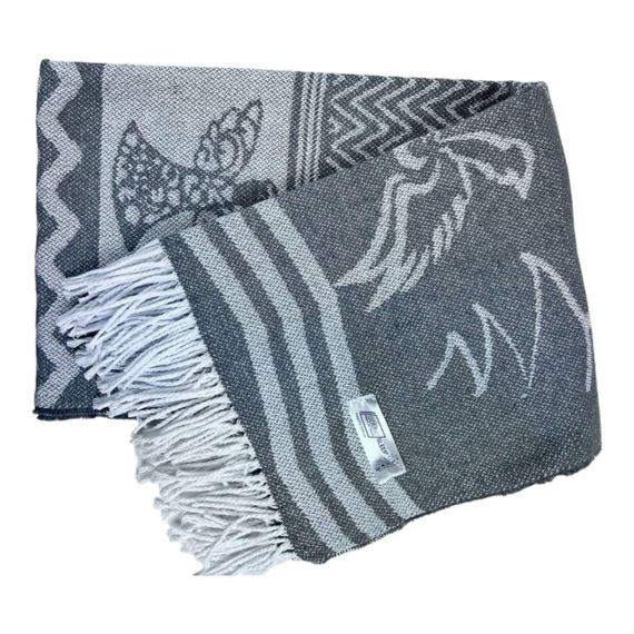 Плед SoundSleep Angels бавовняний 140х200 см сірий (94271751) | Зображення 2