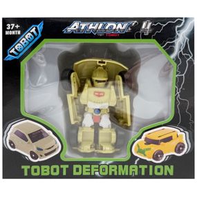 Машинка-трансформер "Tobot 2 в 1" 525-1(Khaki) пластик