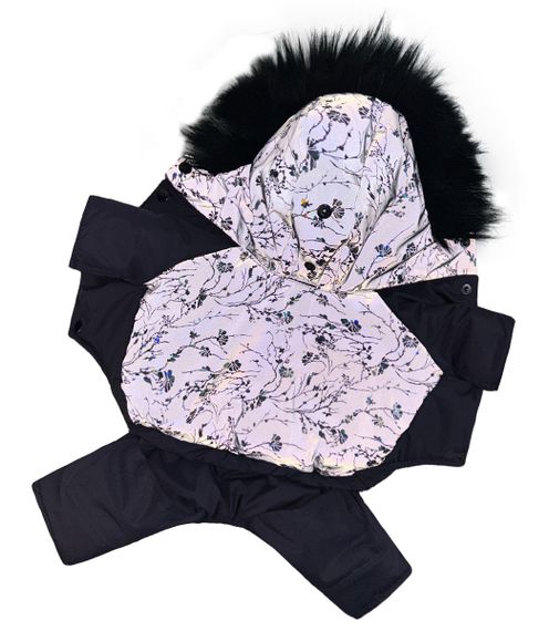 Зимовий комбінезон з світловідбиваючої тканини ажур A-79 | Зображення 3