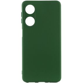 Чохол Silicone Cover Lakshmi Full Camera (A) для Oppo A38 / A18 Зелений / Dark green