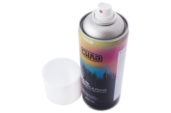 Емаль універсальна RAL 9010 біла глянсова 400 мл СІЛА 951302 | Зображення 1