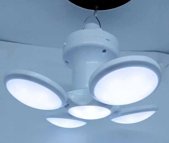 Лампа на аккумуляторе + солнечная батарея с подвеской ЛЕД LED Solar Emergency Charging Lamp 2029-1 | Зображення 2