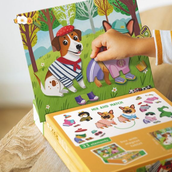 Развивающая магнитная игра одевалка "Забавные псы" 200278, 30 элементов | Зображення 3