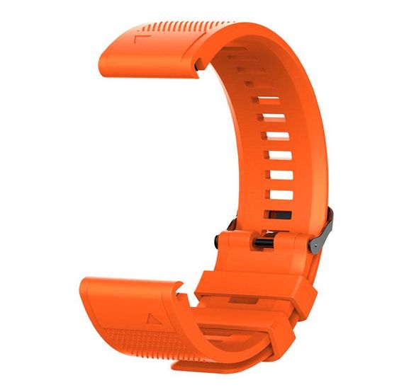 Силиконовый ремешок Primo для часов Garmin Fenix 8 51mm / Fenix 7X / Fenix 7X Pro - Orange | Зображення 1
