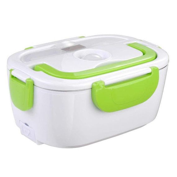 Ланч бокс електричний з підігрівом Lunch Heater 220 V Pro, Термос для їжі для дітей. RV-879 Колір: зелений | Зображення 8