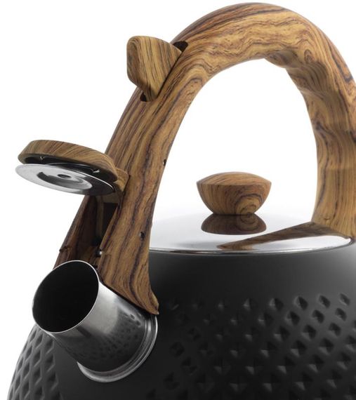 Чайник Ofenbach Whistling Kettle Black 2.7л нержавіюча сталь зі свистком, чорний | Зображення 3