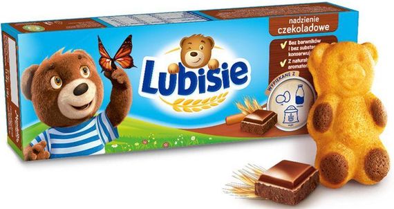 Бісквіт із шоколадною начинкою (кремом) Barni Lubisie 150 г (5 шт. х 30 г) Польща
