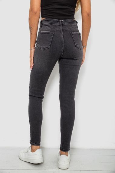 Джинси жіночі однотонні Skinny, колір сірий, 244RS123 | Зображення 3