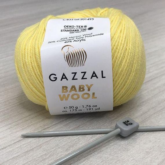 Пряжа Gazzal – Baby Wool колір 833