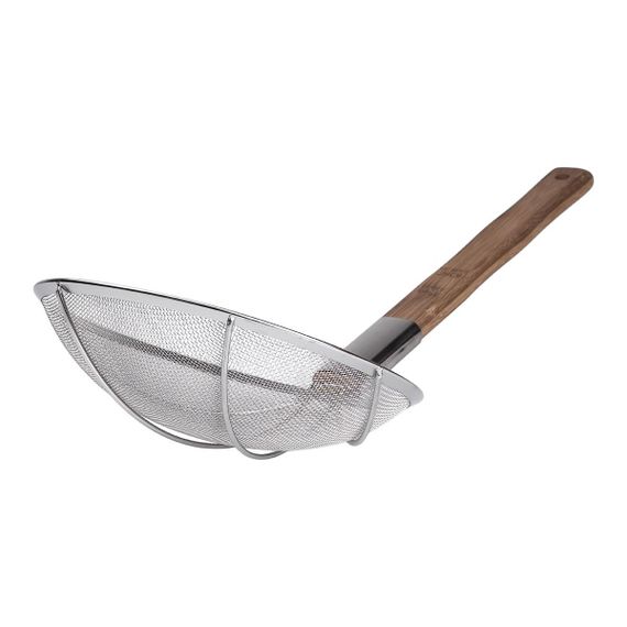 Шумовка "паук" с деревянной ручкой Ø 28 см для фритюра и вока HP-19-19-28CM | Зображення 1