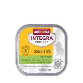 Корм влажный ветеринарный для кошек Integra Protect Sensitiv Pure Turkey с пищевой непереносимостью, моно