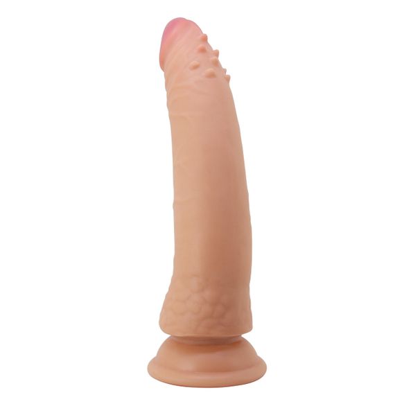 Фалоімітатор на присосці, з хребтом та ефектом ковзної шкіри LyBaile - Sliding Skin 8,3” Flesh, BW-007006NRG sexstyle | Зображення 7