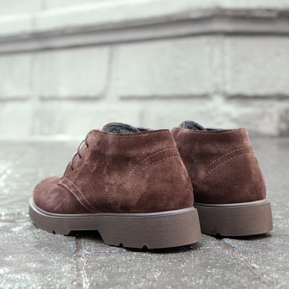 Замшеві черевики коричневого кольору 40 розмір | Зображення 2