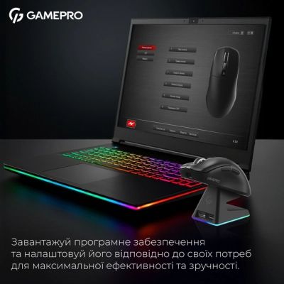 Мышка GamePro Asgard Thor Wireless/Bluetooth/USB Black (GM023B) | Зображення 4