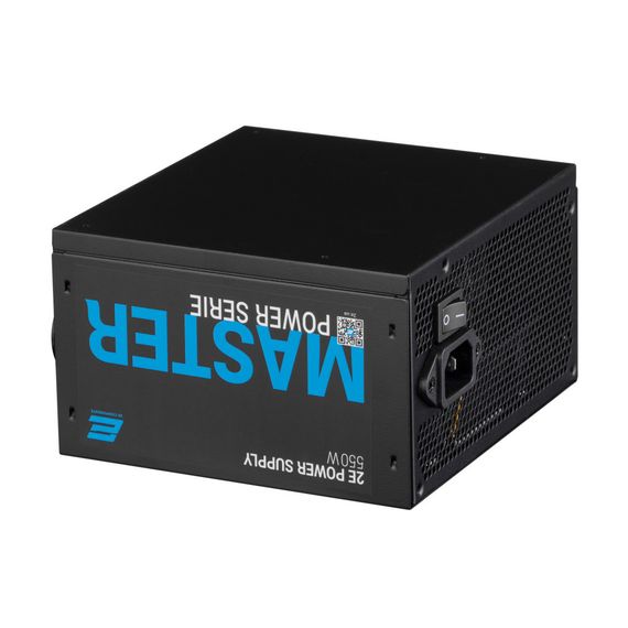Блок живлення 2E MASTER POWER (550W), >80, 80+ White, 120mm, 1xMB 24pin(20+4), 1xCPU 8pin(4+4), 3xMolex, 5xSATA, (2E-MP550-120APFC) | Зображення 5