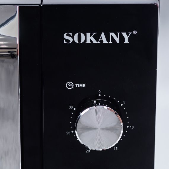 Мікрохвильова піч Sokany SK-438 Чорний | Зображення 3