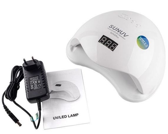 Професійна настільна лампа для манікюру та педикюру UV Lamp Sun-5 48 W лампа для сушіння гель лаку нігтів | Зображення 4
