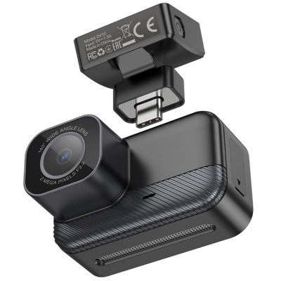 Видеорегистратор HOCO DV10 mini screen dashcam Black (6942007638630) | Зображення 1