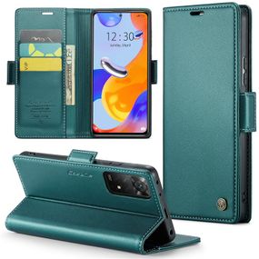 Шкіряний чохол-книжка Retro Case для Xiaomi Redmi Note 11 4G / 11s / Note 12s колір Зелений