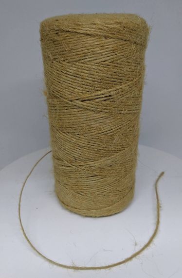 Шпагат декоративный 1,2 мм (веревка джутовая для декора)