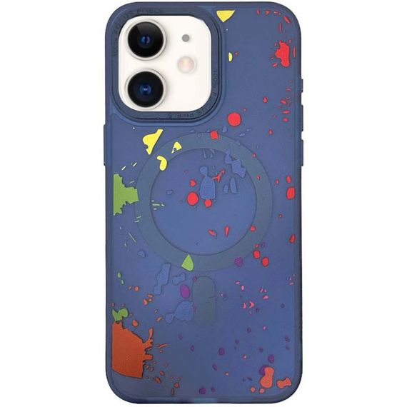 Чохол TPU+PC Flush with MagSafe для Apple iPhone 11 (6.1") Dark blue