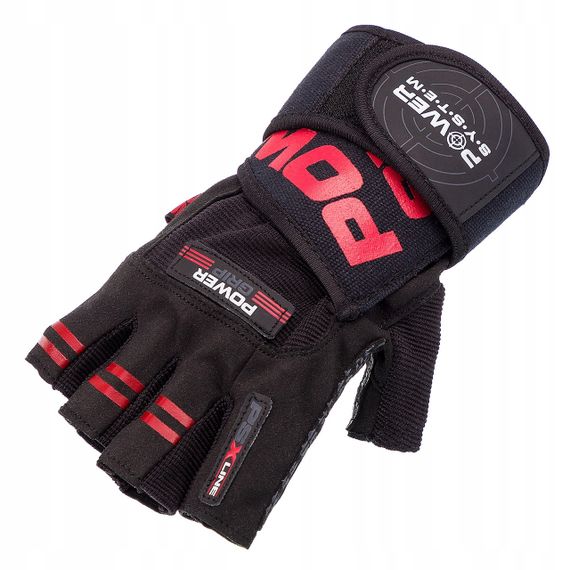 Рукавички для фітнесу Power System PS-2800 Power Grip Red M | Зображення 1