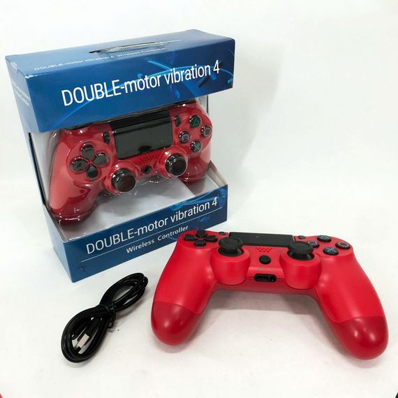 Джойстик DOUBLESHOCK для PS 4, игровой беспроводной геймпад PS4/PC аккумуляторный джойстик. Цвет: красный VA-26 | Зображення 8
