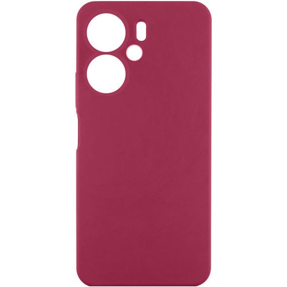Чехол Silicone Cover Lakshmi Full Camera (AAA) для Xiaomi Redmi 13C 4G/5G / Poco C65 / Poco M6 5G Бордовый /