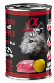 Корм Alpha Spirit Iberian Pork With Yellow Apple вологий зі свининою для дорослих собак 400 гр