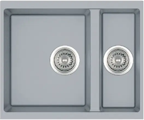 Кухонна мийка Fabiano Quadro 56x46x15 Grey Metallic 8221.301.0787