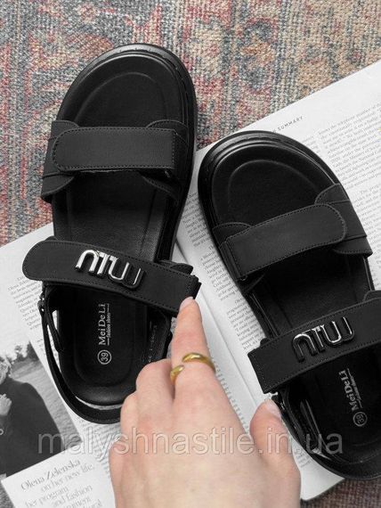 Женские сандали  Míu black 4 ДЛ7290 | Зображення 4