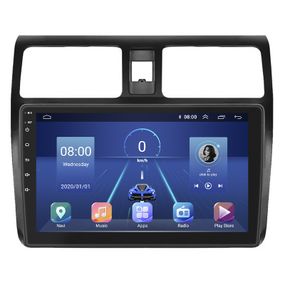 Штатная магнитола Lesko для Suzuki Swift III 2004-2011 экран 10" 4/64Gb 4G Wi-Fi GPS Top Сузуки