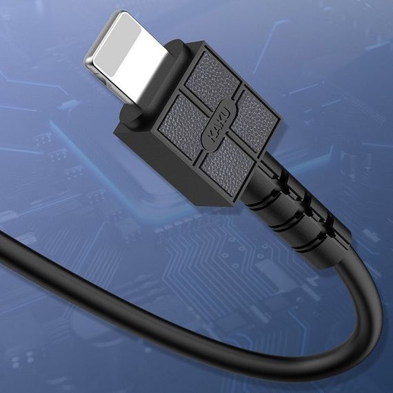 USB кабель Kaku KSC-293 USB - Lightning 1m - Black | Зображення 1