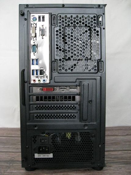 Ігровий ПК AeroCool Hexform Start Tower / Intel Core i5-4570 (4 ядра по 3.2 - 3.6 GHz) / 16 GB DDR3 / 120 GB SSD + 500 HDD / nVidia GeForce GTX 950, 2 GB GDDR5, 128-bit / 400W / Win 10 Pro б/в | Зображення 4