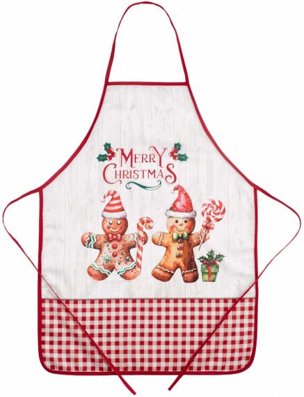 Фартух кухонний Ardesto Christmas Gingerbread ART12HG 60х80 см