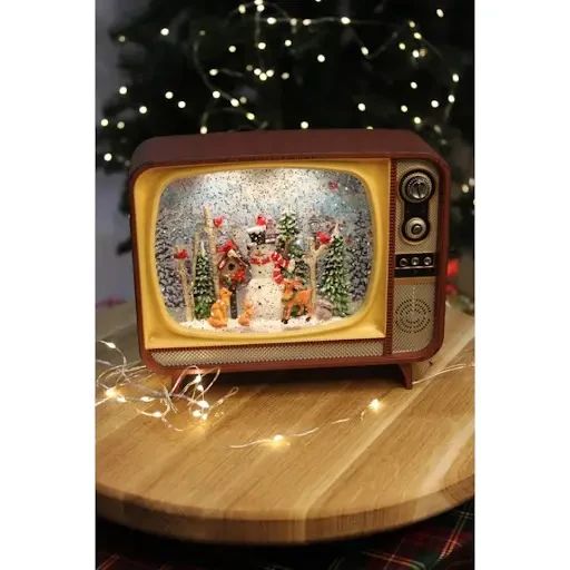 Новорічний нічник Ретро телевізор WDL-24034B XMAS | Зображення 1