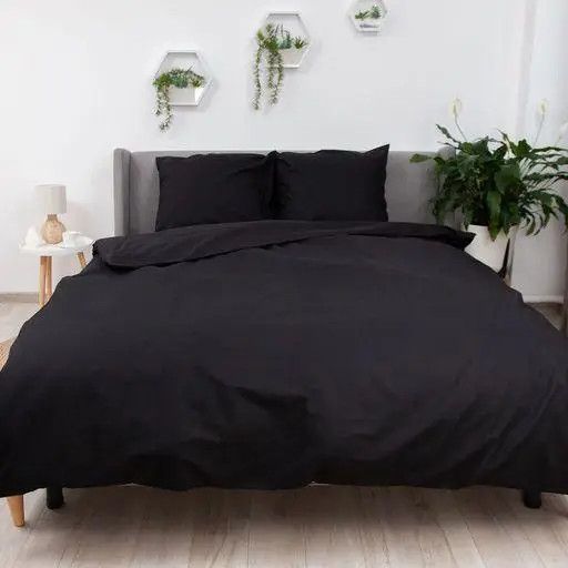 Постільна білизна полуторна ТЕП Happy Sleep Phantom Black 2-03794_36389 210х145 см чорна