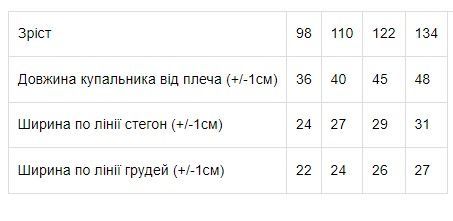 Купальник для дівчинки Носи своє 98 Синій (p-3847-37175) | Зображення 1