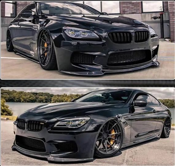 Диффузор заднего бампера Карбон V4 (для M6) для BMW 6 F12/F13/F06 2011-2018 гг | Зображення 2